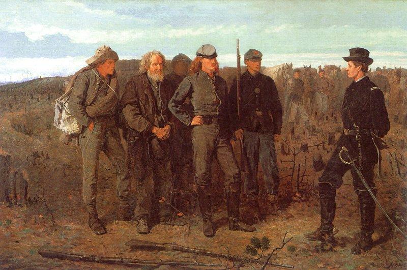 Winslow Homer Prisoners From the Front Norge oil painting art